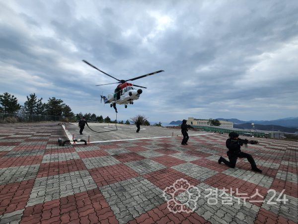 헬기패스트로프훈련
